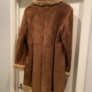 Vintage Guess suede with faux fur inside...size juniors L
